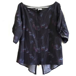 3/$30!!! LINEAR B by Chi Leung geometric top - 2